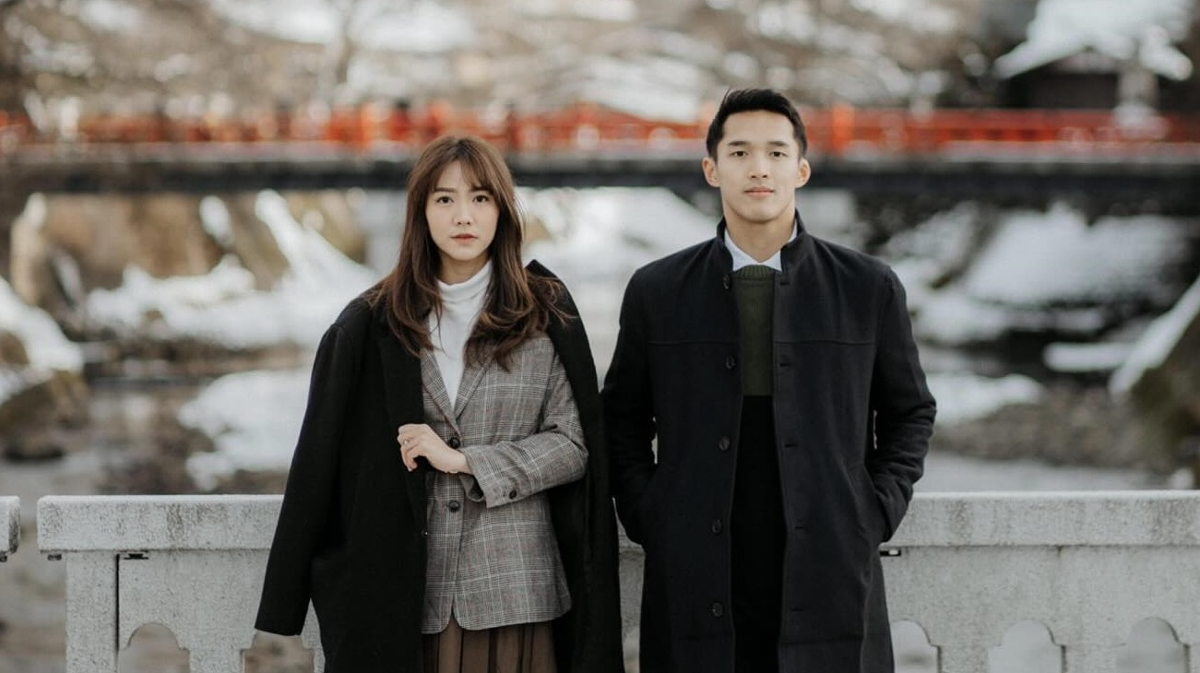 Jonatan Christie umumkan kehamilan pertama Shania Junianatha. (Sumber: @shanju)