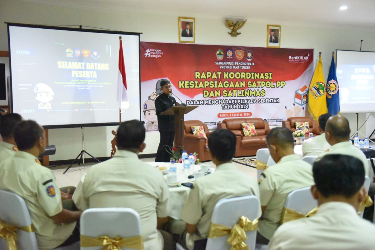 Rapat Koordinasi Kesiapan lMenghadapi Pilkada Tahun 2024. (Sumber:  | Foto: sakti)
