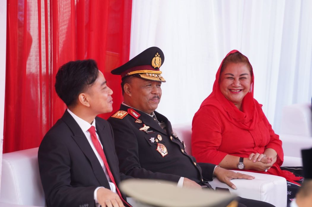 Wali Kota Semarang, Hevearita Gunaryanti Rahayu saat HUT Bhayangkara ke-78. (Sumber:  | Foto: sakti)