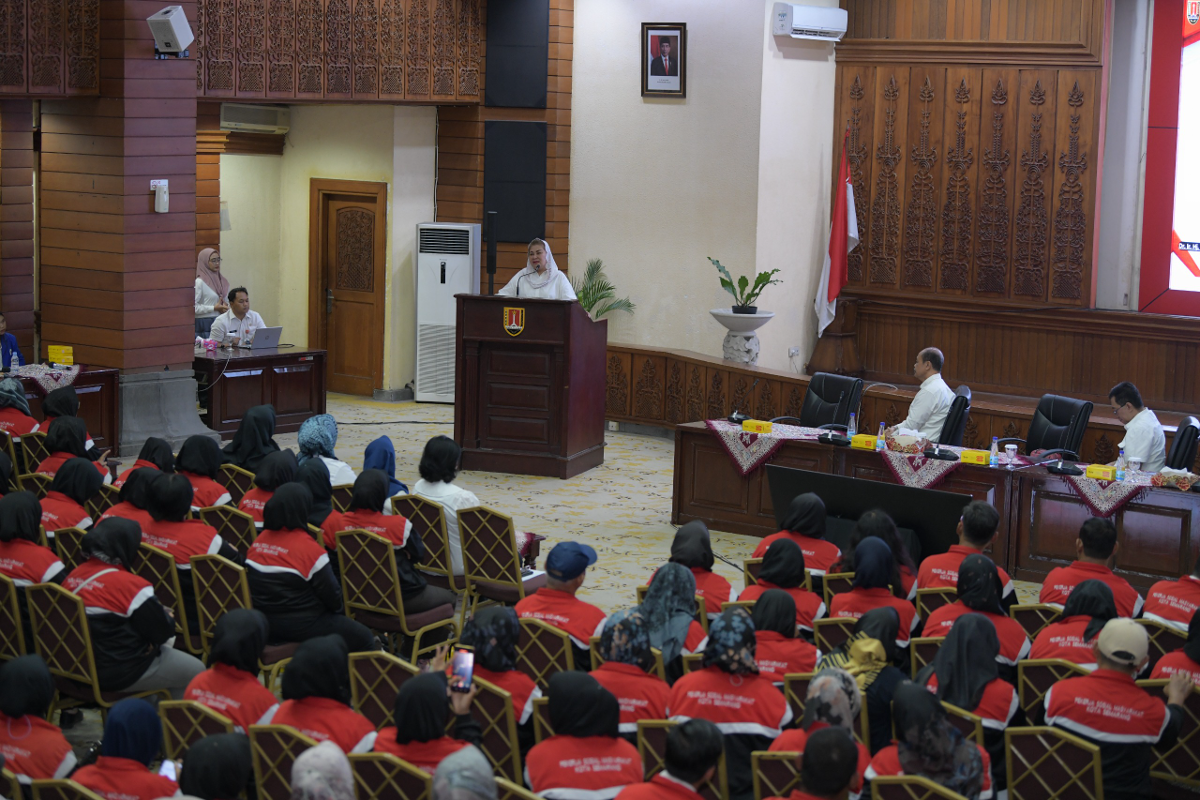 Pembinaan Pekerja Sosial Masyarakat (PSM) Kota Semarang Tahun 2024 di Balaikota Semarang. (Sumber: | Foto: Dok)