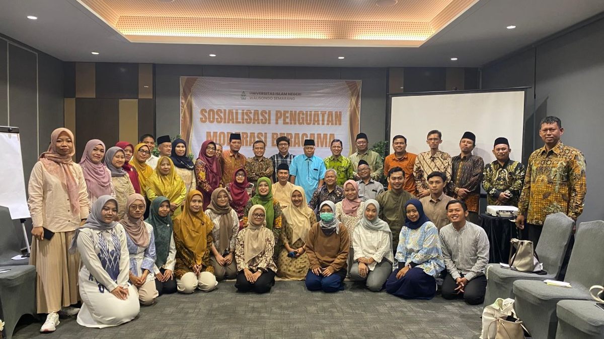 Fakultas Dakwah dan Komunikasi UIN Walisongo Semarang menggelar kegiatan Sosialisasi Penguatan Moderasi Beragama. (Sumber: | Foto: dok)