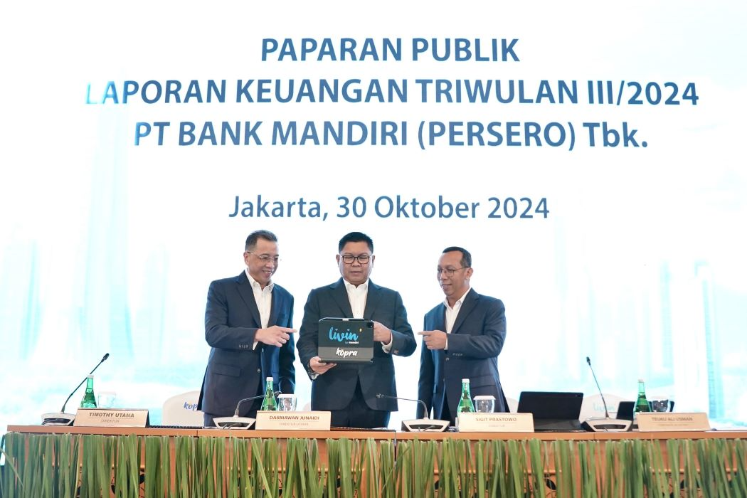 Paparan Publik Bank Mandiri. (Sumber:  | Foto: dok Bank Mandiri)