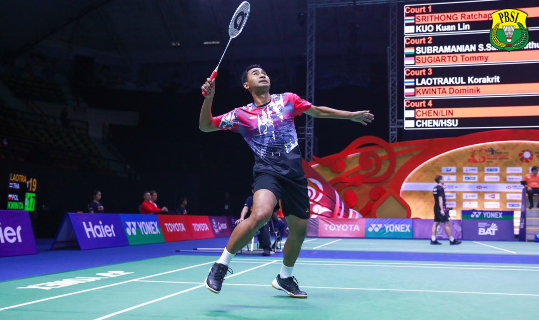 Tommy Sugiarto kalah dari wakil India di kualifikasi Thailand Masters 2024. (Sumber: PBSI - InfoSemarang.com)