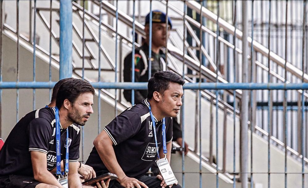 Hamka Hamzah, pelatih RANS Nusantara. (Sumber: @hamka23hamzah - InfoSemarang.com)