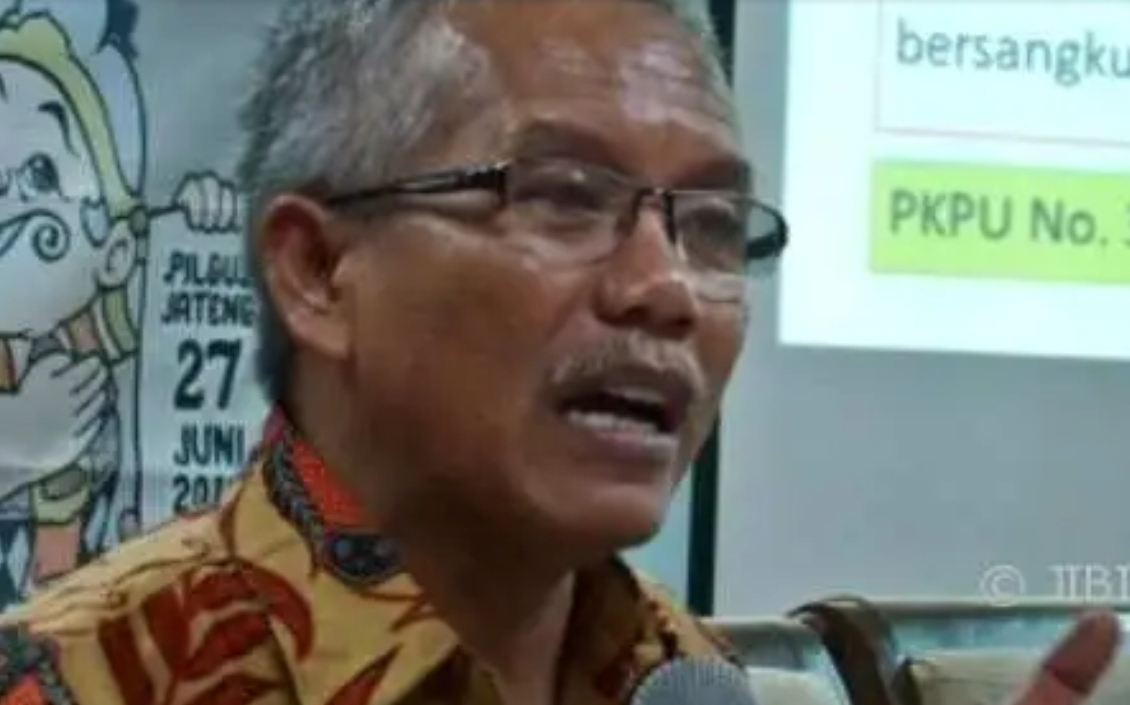 Joko Purnomo mantan KPU Jateng (Sumber: Instagram @politikhariini | Foto: Instagram @politikhariini)