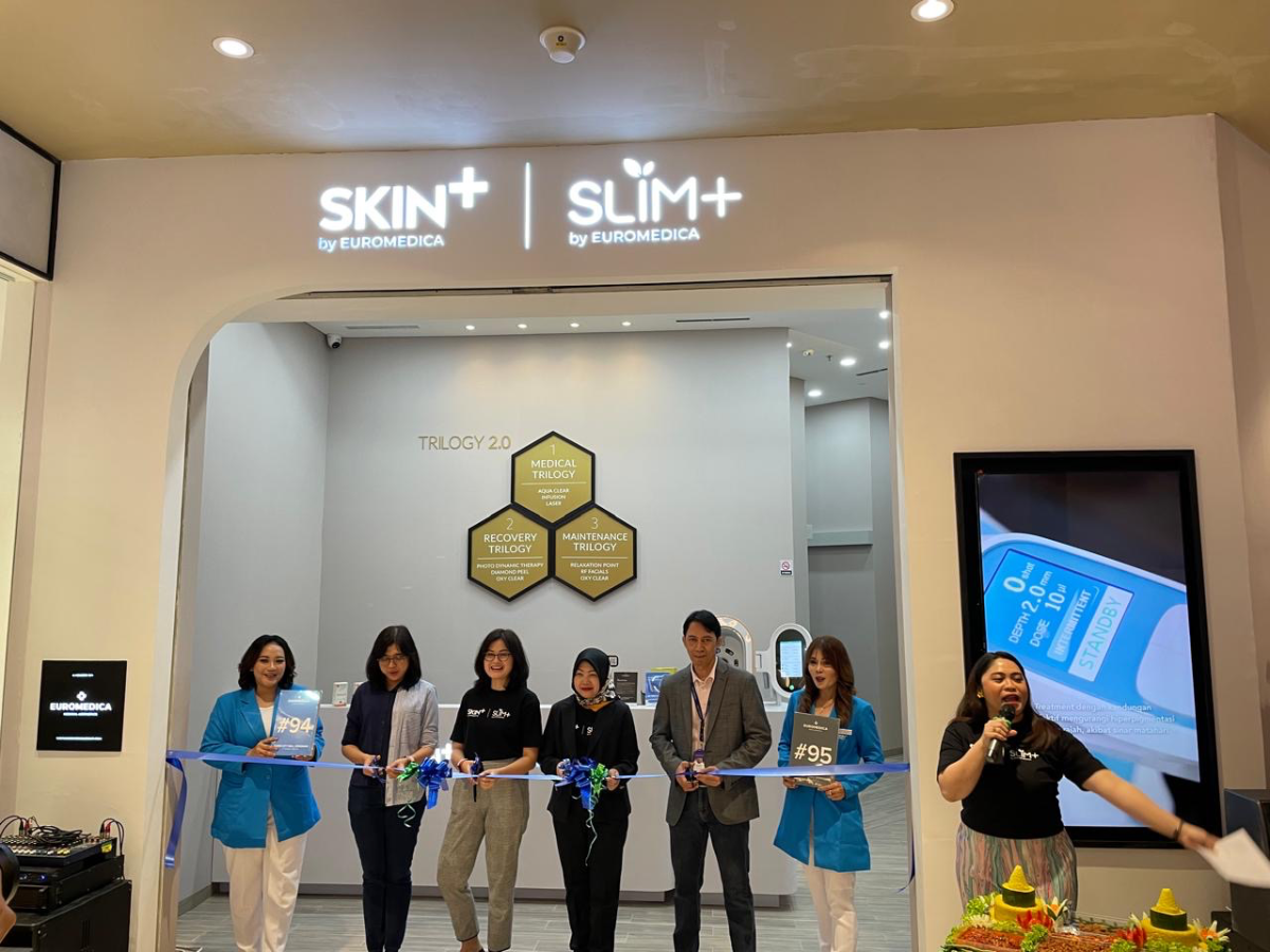 Peresmian cabang kedua di SKIN+ & SLIM+  di  Queen City Mall  Jl Pemuda Semarang, Jumat 19 Juli 2024.
 (Sumber:  | Foto: sakti)