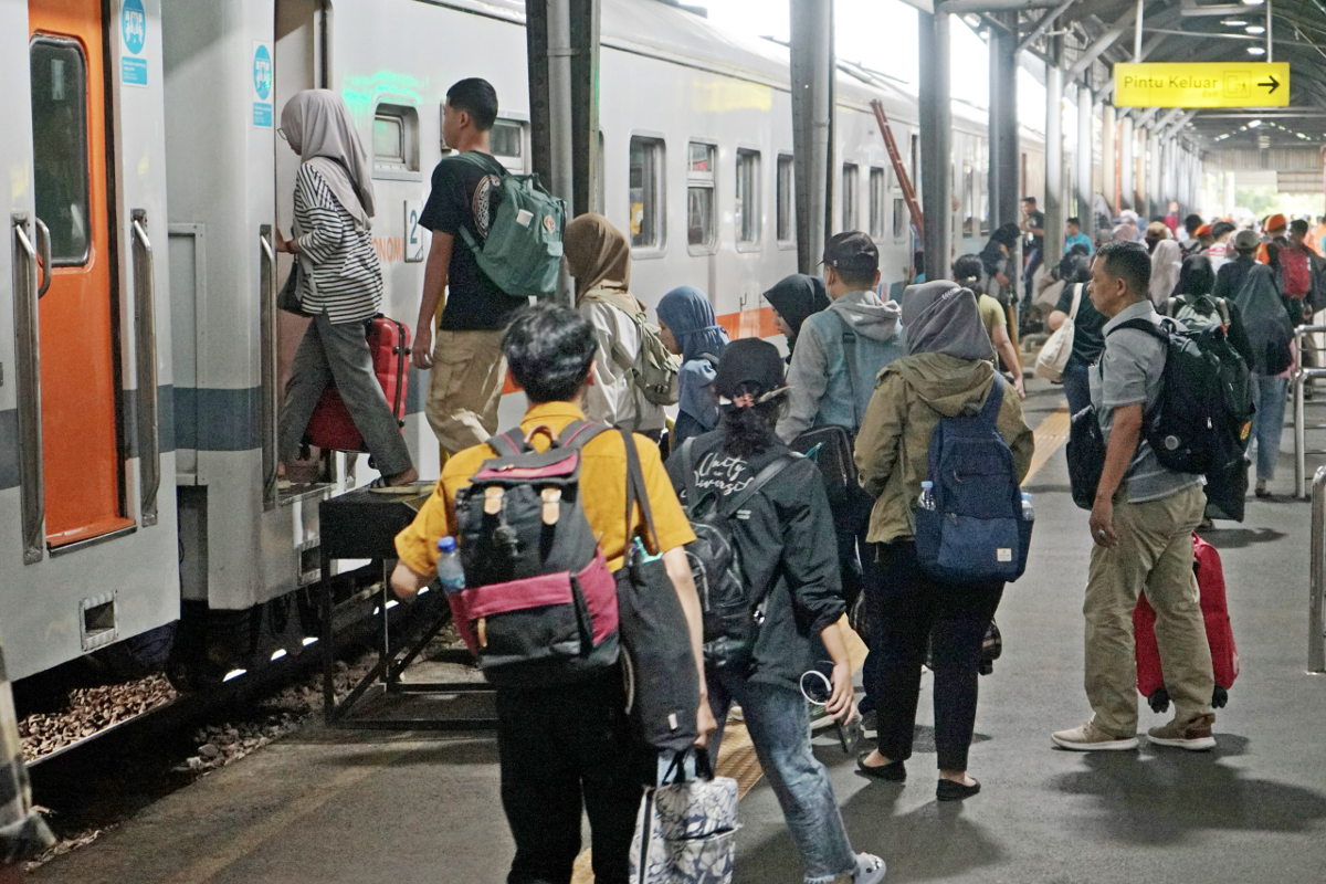Penumpang Kereta Api Indonesia (Persero) memperpanjang relasi KA Blambangan Ekspress (Sumber:  | Foto: Sakti)