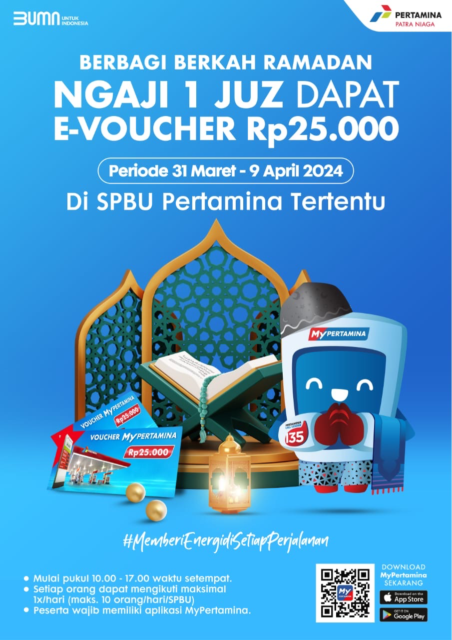 Pertamina Patra Niaga memberikan apresiasi kepada para konsumen dengan program mengaji 1 juz. (Sumber:  | Foto: dok Pertamina.)