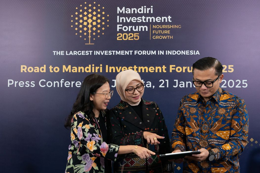 Konferensi Pers Pre-Event MIF 2025 di Jakarta, Selasa 21 Januari 2025.
(Sumber: | Foto: dok Bank Mandiri.)