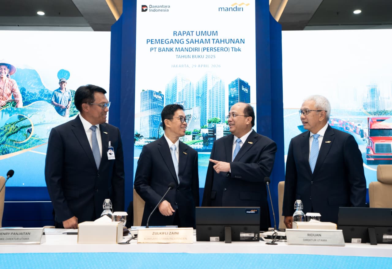 Rapat Umum Pemegang Saham Tahunan (RUPST)  PT Bank Mandiri (Persero) Tbk di Jakarta, Rabu (29/4/2026).
 (Sumber:  | Foto: dok.)