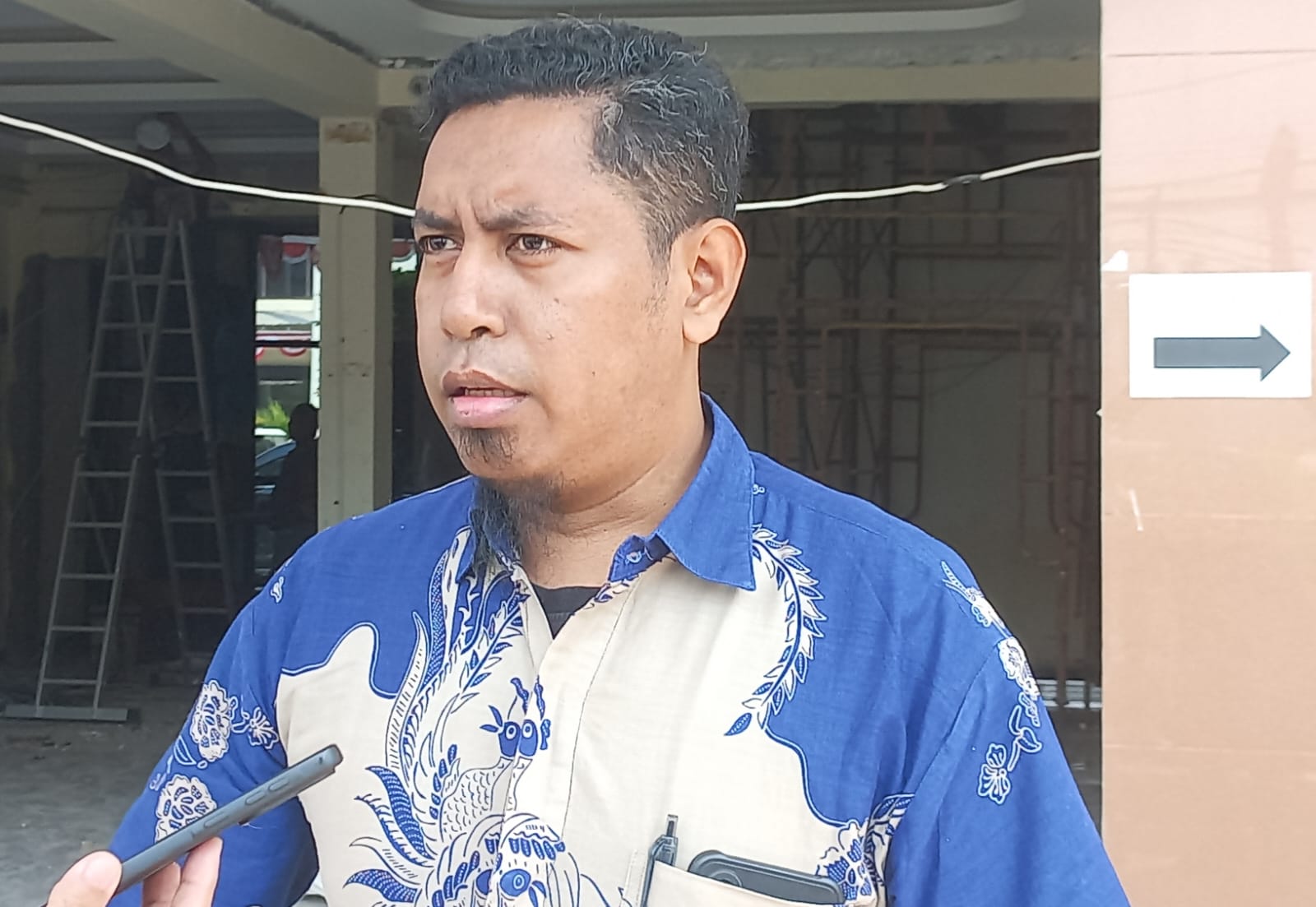 Imanuel Alvares, kuasa hukum tergugat memberikan keterangan, di Pengadilan Negeri Semarang, Senin, 3 Agustus 2026. (Foto: Diaz A Abidin) (Sumber: )