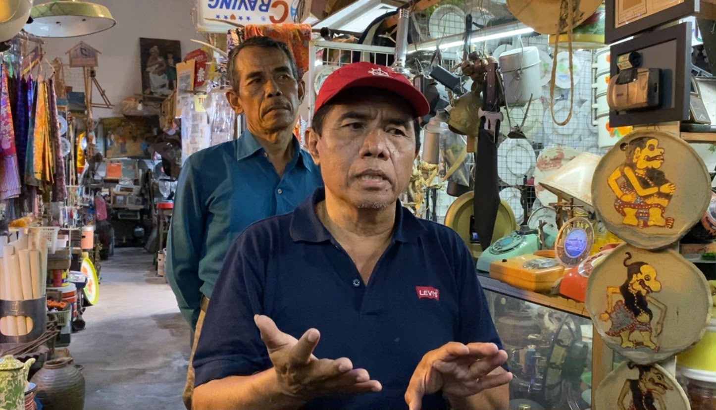 Mantan anggota DPR RI sekaligus Ketua Umum Gerakan Jalan Lurus (GJL) Riyanta, di Kawasan Kota Lama Semarang, belum lama ini. (Dok) (Sumber: )
