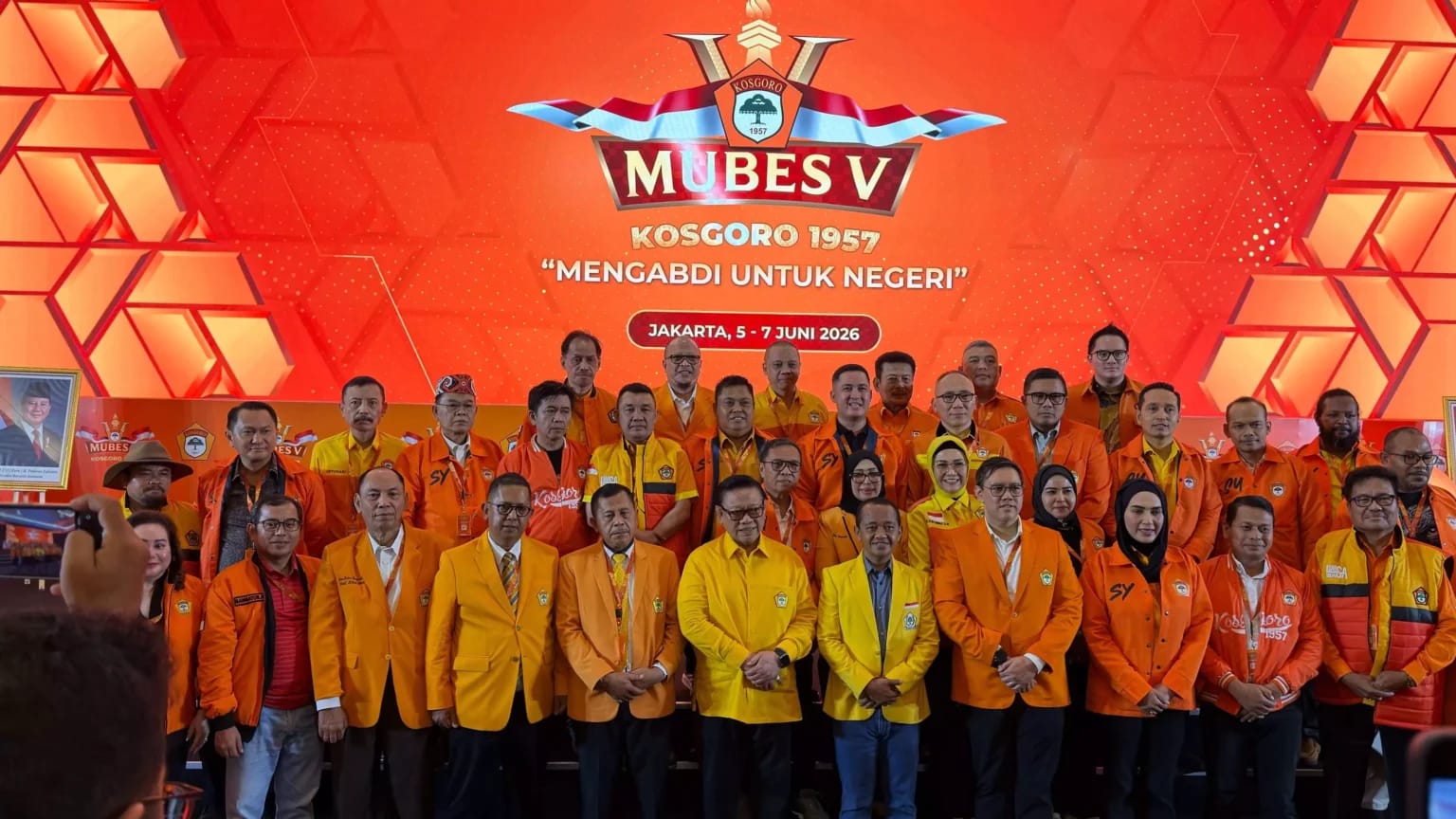 Para peserta Musyawarah Besar (Mubes) V Kosgoro 1957 Tahun 2026. (Sumber: | Foto: Dok.)