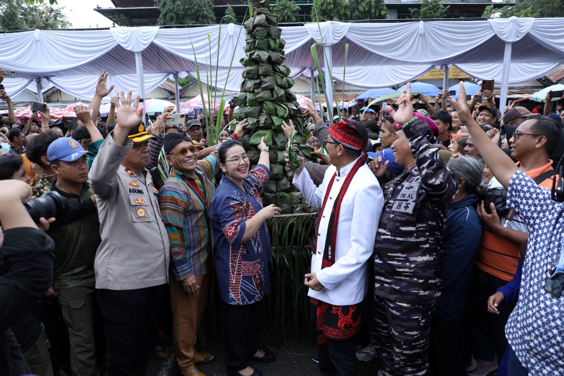 Sesaji Rewanda di kawasan Gunungpati. (Sumber: | Foto: dok)